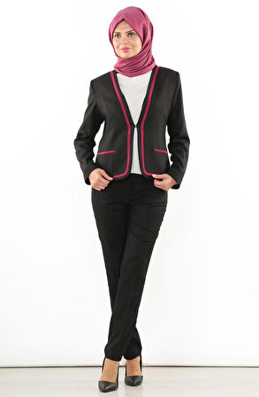 SORALLİNE KADIN KLASİK DAR PAÇA OFİS PANTOLON MEVSİMLİK ÜRÜN 1673 ANTRASİT  RENGİ