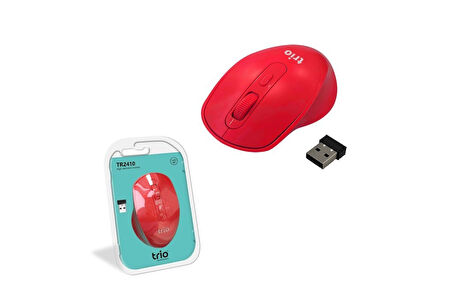 PDATeknoloji Kablosuz Mouse Kırmızı TR2410K 