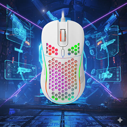 Trio - G907 RGB Gaming Mouse – USB Kablolu Oyuncu Mouse