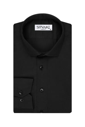 Armür Desenli Slim Fit Beyaz Erkek Gömlek