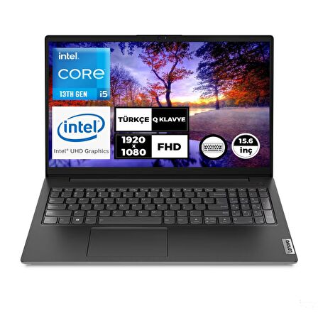 Lenovo V15 G4 IRU Intel Core i5-13420H 40GB 512GB SSD 15.6" FHD Windows 11 Pro Taşınabilir Bilgisayar 83A10091TR017