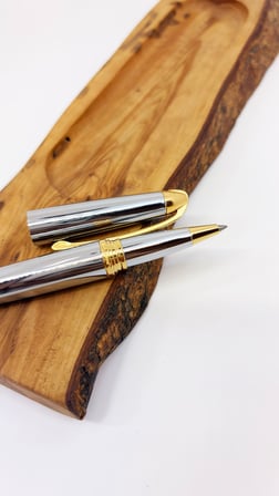 Gold Detaylı Krom Roller Kalem