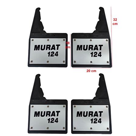 Tofaş Murat 124 4'lü Perçinli Ön/Arka Paçalık Çamurluk Tozluk TFS1RX012YD