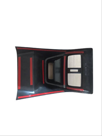 Honda  Civic FE1 2022+ Uyumlu Arka Klima Panel Kaplama - Piano Black
