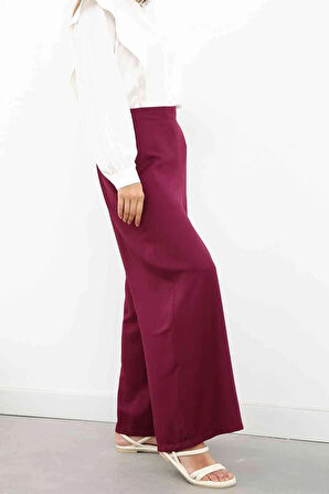 Mürdüm-Bol Paça Pantolon