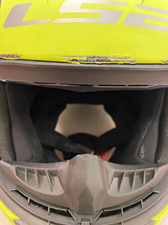 LS2 STORM 2 NERVE MAT SİYAH-NEON SARI KASK
