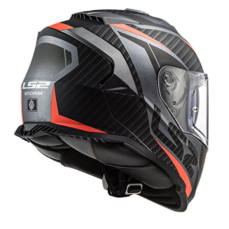 Ls2 Storm 2 Racer Mat Tıtanıum-Neon Turuncu 3Xl
