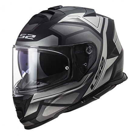 Ls2 Storm 2 Faster Kapalı Kask Mat Tıtanıum MEDIUM