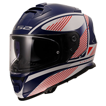 Ls2 Storm 2 Dodger Beyaz-Navy Mavi Kask L