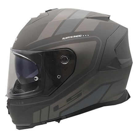 LS2 STORM 2 FIST MAT SİYAH KAPALI KASK FULL FACE