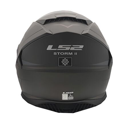 LS2 STORM 2 FIST MAT SİYAH KAPALI KASK FULL FACE