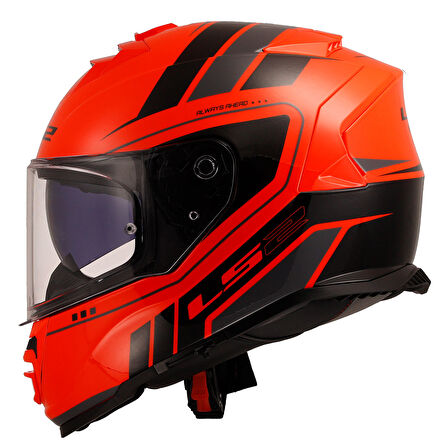 LS2 STORM 2 FIST MAT TURUNCU-SİYAH KASK