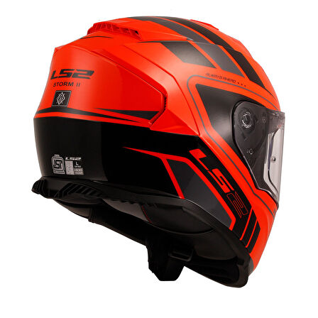 LS2 STORM 2 FIST MAT TURUNCU-SİYAH KASK