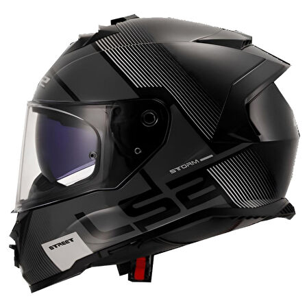 LS2 STORM 2 EPIC SİYAH-BEYAZ KASK