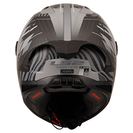 LS2 THUNDER KARBON GP AERO POLAR SİYAH KASK