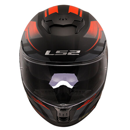 Ls2 Stream 2 Fury Mat Siyah-Gri-Kırmızı Kask L