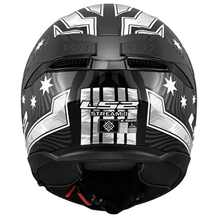 LS2 STREAM 2 GALDAM SİYAH-BEYAZ KASK