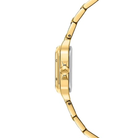 ROCHE MONTRE RML5022-05 SWISS MADE SAFİR CAM YEŞİL KADRAN ALTIN KAPLAMA KARE KADIN KOL SAATİ