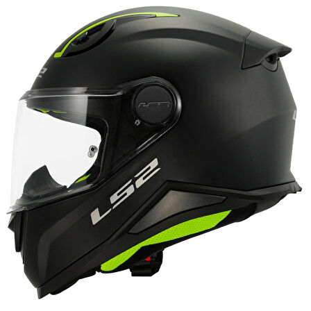 LS2 KID MAT SİYAH ÇOCUK KASK