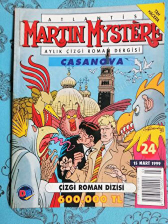 ATLANTİS MARTIN MYSTERE Aylık Çizgi Roman Dergisi Sayı:24  -  CASANOVA