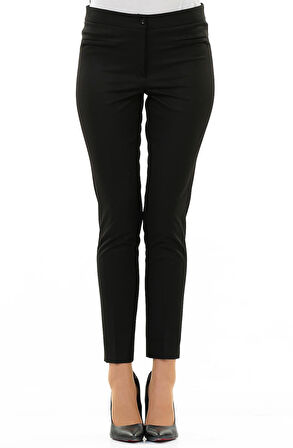 SORALLİNE KADIN DAR PAÇA PANTOLON MEVSİMLİK 1683 SİYAH