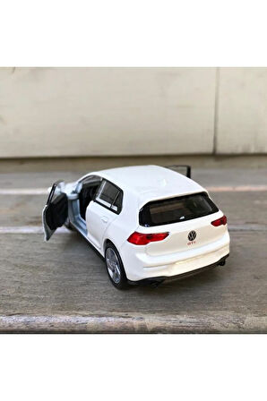 Welly Volkswagen Golf 8 GTI Diecast Metal Araba Model Araba Oyuncak Araba Çek Bırak Araba 12 Cm
