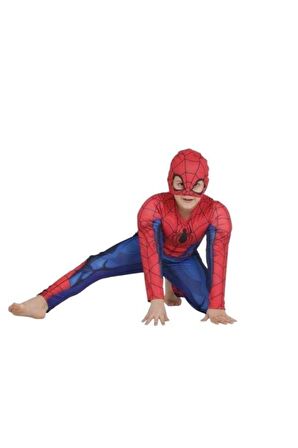Spiderman Kaslı Çocuk Kostümü