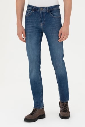 Erkek İndigo Jean Pantolon 1684865