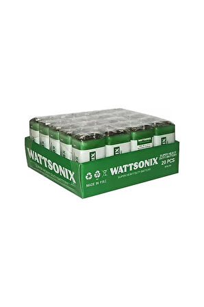 WATTSONIX 9 VOLT PİL (20Lİ PAKET) (K0)