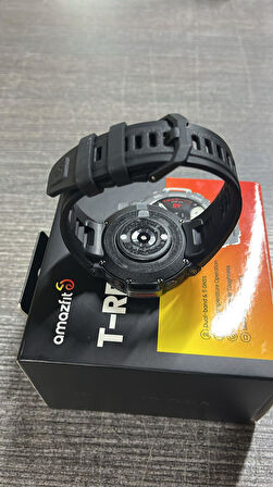 Amazfit T-Rex 2 Siyah Akıllı Saat (OUTLET) (12 AY EVOFONE GARANTİLİ)