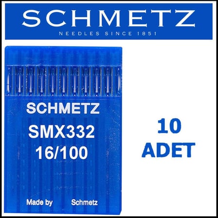 Schmetz Smx332 Lg Ksp Kilit Dikiş Makinesi İğnesi 16/100 Numara