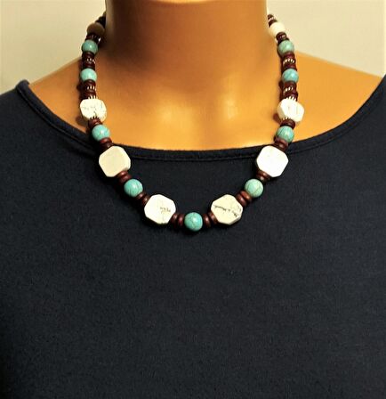 Havlit Turkuaz Kolye