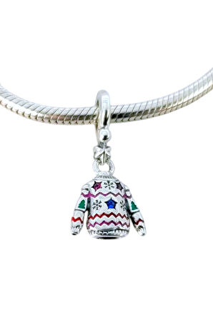 Yeni Yıl Kazak Charm | 925 Ayar Gümüş