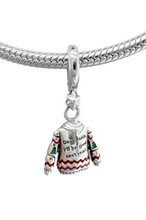 Yeni Yıl Kazak Charm | 925 Ayar Gümüş