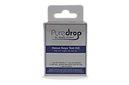 PUREDROP HAVUZ SUYU TEST KİTİ- EKONOMİK PAKET