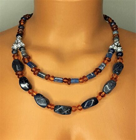 Lapis Kehribar Kolye