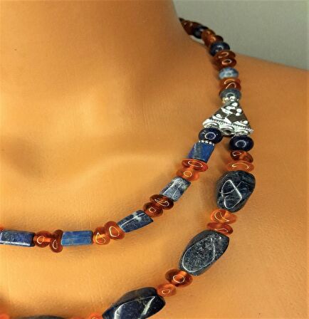 Lapis Kehribar Kolye