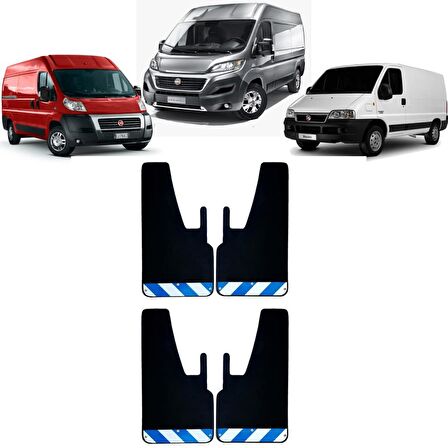 Fiat Ducato Mavi-Beyaz Fosforlu 4'lü Paçalık Çamurluk Tozluk FIA0FX02703