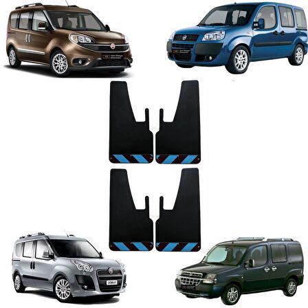 Fiat Doblo Bordo-Mavi Fosforlu 4'lü Paçalık Çamurluk Tozluk FIA0FX02104