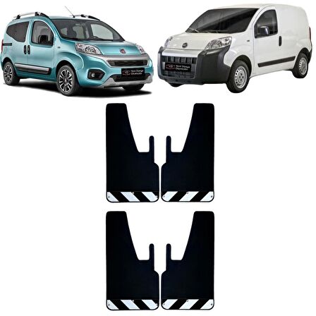 Fiat Fiorino Siyah-Beyaz Fosforlu 4'lü Paçalık Çamurluk Tozluk FIA0FX02601