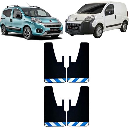 Fiat Fiorino Mavi-Beyaz Fosforlu 4'lü Paçalık Çamurluk Tozluk FIA0FX02603