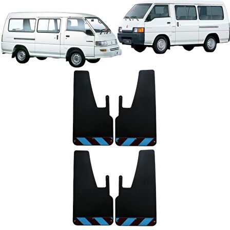Mitsubishi L300 Bordo-Mavi Fosforlu 4'lü Paçalık Çamurluk Tozluk MIT0FX00904