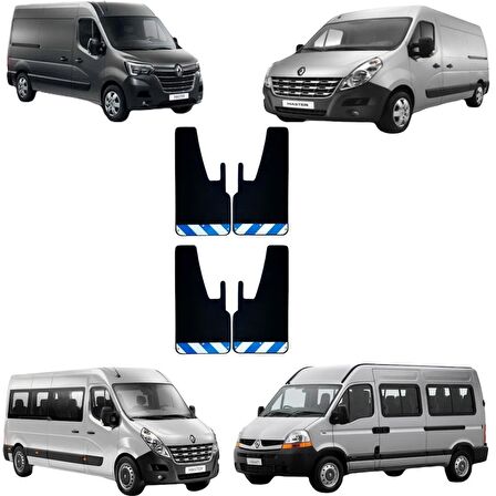 Renault Master Mavi-Beyaz Fosforlu 4'lü Paçalık Çamurluk Tozluk REN0FX03003