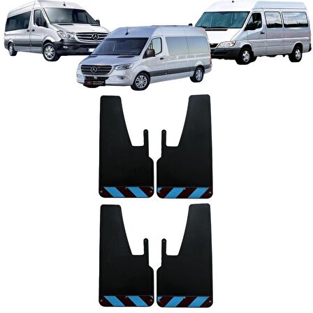 Mercedes Sprinter Bordo-Mavi Fosforlu 4'lü Paçalık Çamurluk Tozluk MRC0FX00104