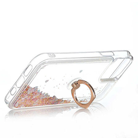 Gpack Samsung Galaxy A34 Kılıf Milce Sulu Yüzüklü Silikon Arka Kapak