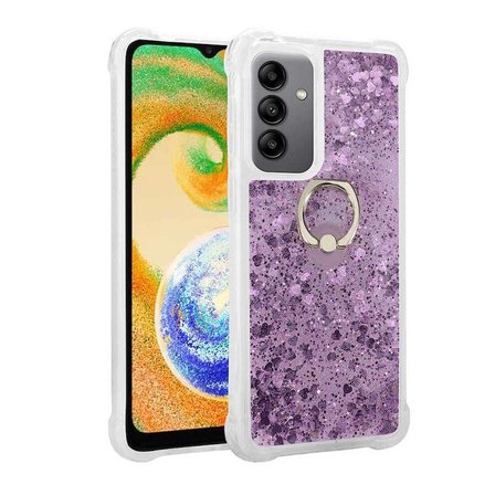Gpack Samsung Galaxy A34 Kılıf Milce Sulu Yüzüklü Silikon Arka Kapak