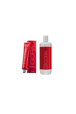 3 Adet Igora Royal 9-98 Sarı Viyole Kızıl Saç Boyası + 1l Oksidan