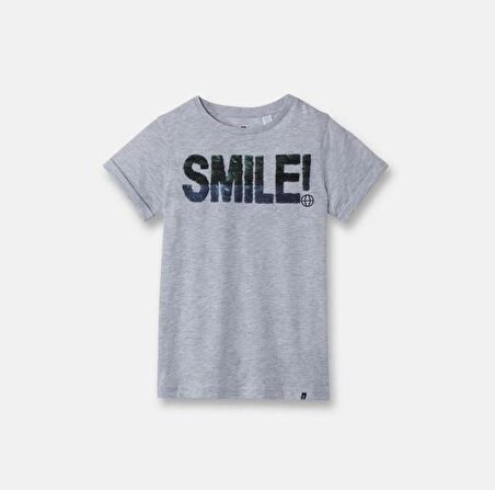Smile Pullu Erkek Çocuk Tişört