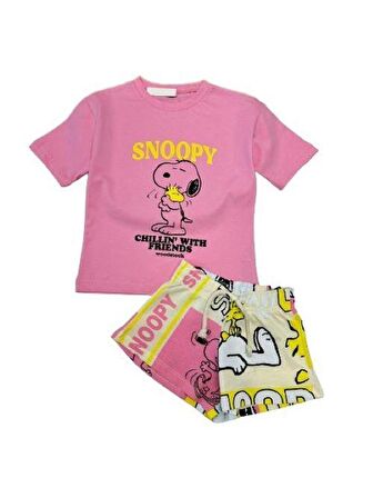 Snoopy Friends Kız Çocuk Tişört