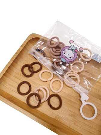 Mini Cüzdanlı Lastik Toka Set - 25 Adet